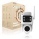 Умная уличная Wi-Fi IP-камера Moes Tuya Smart с двойным объективом 4 Мп (Q29XM8) M10503 фото 2