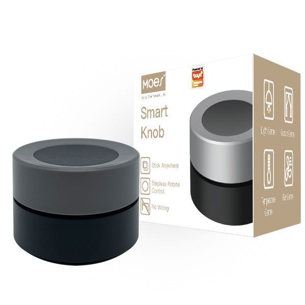 Бездротовий Zigbee перемикач сцен-димер Moes Tuya Smart для розумного дому (ZT-SY-RD) M10390 фото