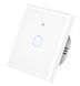 Matter Wi-Fi сенсорний вимикач світла Moes Tuya Smart для розумного дому (MWS-EU1-WH-MS) M10522 фото 1