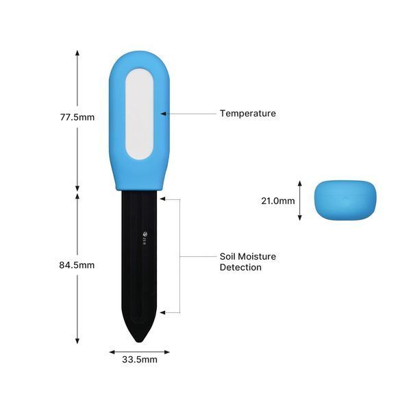 Zigbee датчик температури та вологості ґрунту Moes Tuya Smart для розумного дому (ZSS-YC-STH-A-MS) M10523 фото