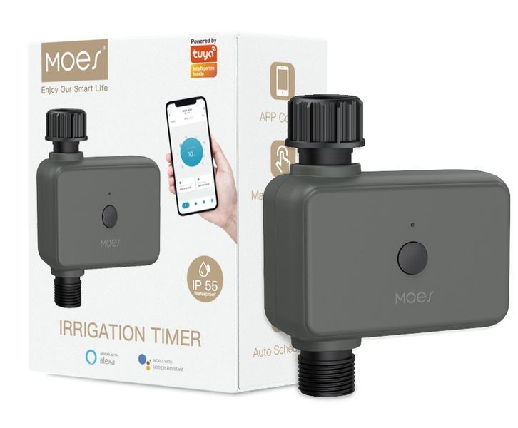 Zigbee умный таймер полива Moes Tuya Smart для автоматического орошения (BWV-YC) M10524 фото