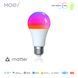 Matter Wi-Fi LED лампа Moes Tuya Smart RGB E27 для розумного освітлення (MWB-TDA9-RCW-E27) M10471 фото 3