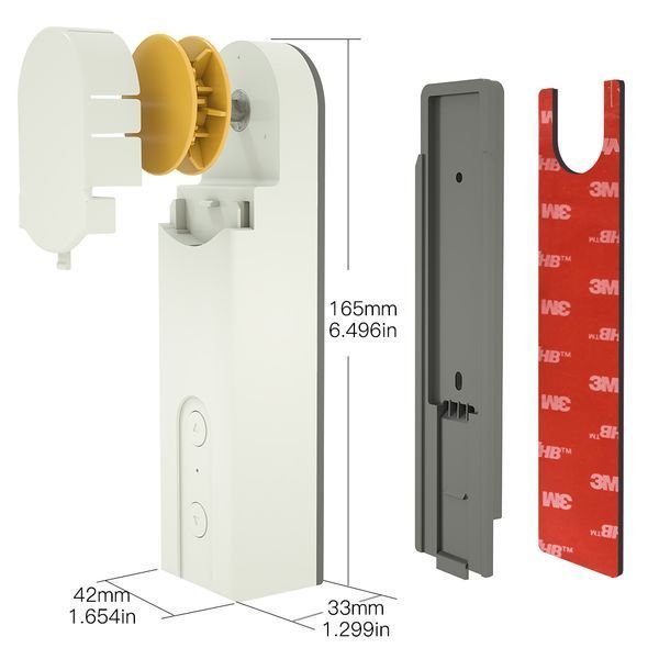 WiFi електрокарніз мотор для штори MOES Tuya Smart (WC-LS-EU-MS) M10536 фото