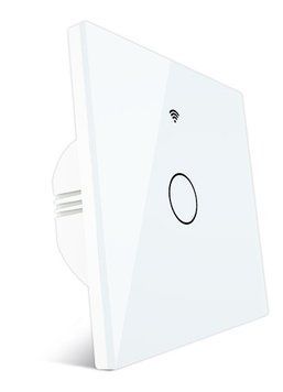 Zigbee сенсорный выключатель Tuya Smart на 1 линию (ZS-EU1), белый для умного дома M10084 фото