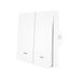 ZigBee механический выключатель Tuya Smart на 2 линии, белый (ZS-B-EU) M10100 фото 1