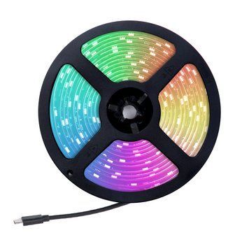 Розумна LED стрічка ZigBee Moes Tuya Smart RGBIC 5 м (ZLS-TD-RGB-EU-PM5M) M10546 фото