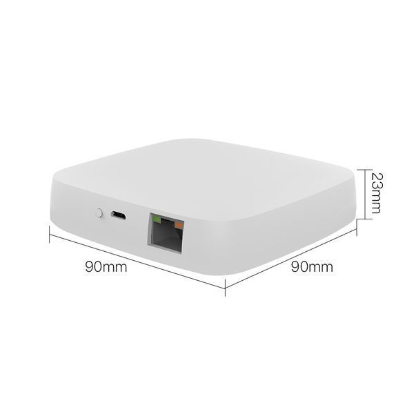 Провідний ZigBee шлюз хаб Moes Tuya Smart Gateway Ethernet для розумного дому (ZHUB) M10002 фото