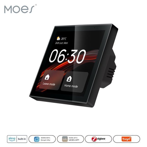 Zigbee сенсорна панель керування Tuya Smart для розумного дому (CCP-TY-EU-LN) M10121 фото