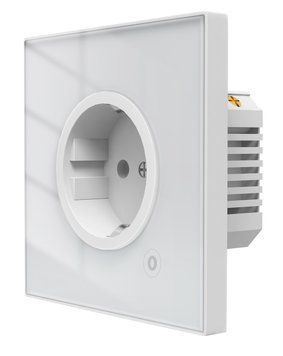 Умная Wi-Fi розетка Tuya Smart с энергомониторингом 16A, белая (WK-EU) M10106 фото