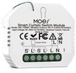 WiFi+RF433 реле управления двигателем штор Moes Tuya Smart для умного дома (WRM-108WR)